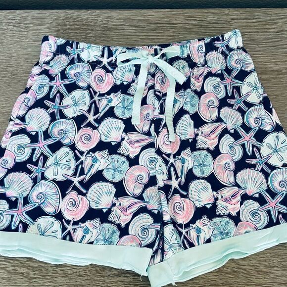 Simply Southern Girls Seashell Shorts Youth L - Picture 2 of 4